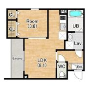 ジーメゾン清須ステラノア(旧ゼニエス)の間取り画像