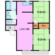 コンフォール B棟の間取り画像