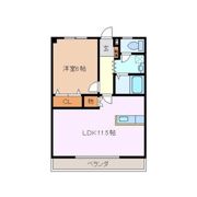 コーキア富洲原の間取り画像