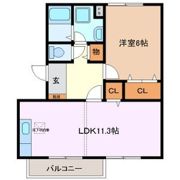 コーポラスアメニティⅠの間取り画像