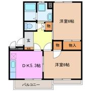 コーポラスアメニティⅠの間取り画像