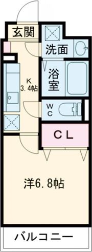 セレッソ川越の間取り画像