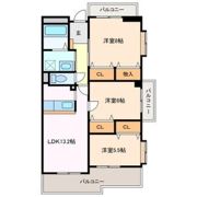 Land Mark 玉垣の間取り画像