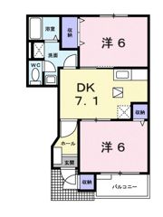 ル・シエルBの間取り画像