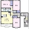 サンパティークDの間取り画像
