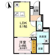 (仮称)高崎市金古町アパート Aの間取り画像