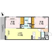 D-ROOM古市町の間取り画像