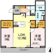グレイスフルコート雅の間取り画像