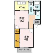 アメニティー春日井の間取り画像