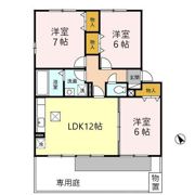 大和の里 Dの間取り画像