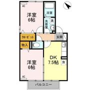 ハイツ トベラ D棟の間取り画像