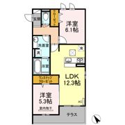 フェリーチェ A棟の間取り画像