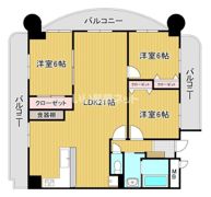 クレセール守恒の間取り画像