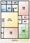 スカイハイツみさとの間取り画像