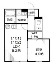 ボナール・Kazuの間取り画像