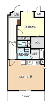 フラッハフェルトTMの間取り画像
