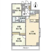 錦糸町アムフラットの間取り画像