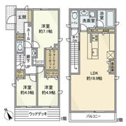 白幡上町戸建の間取り画像