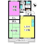 クレーンコーポの間取り画像