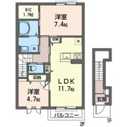 ローズマリーの間取り画像