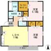 RiverEast北畑 Aの間取り画像