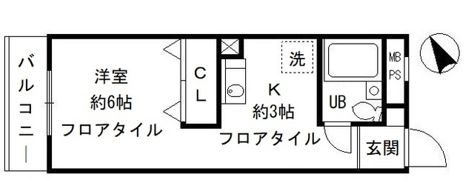 昭島コートエレガンスBの間取り画像