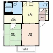 ディアス竹渕 Bの間取り画像