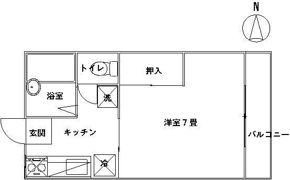 サンシャイン東岡山Ⅱの間取り画像