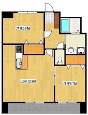 クロノス34田井島IIの間取り画像