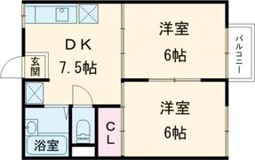 エアリーコートA棟の間取り画像