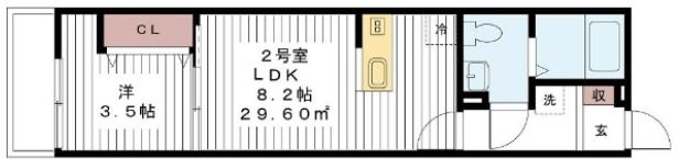 AJ勝田台の間取り画像