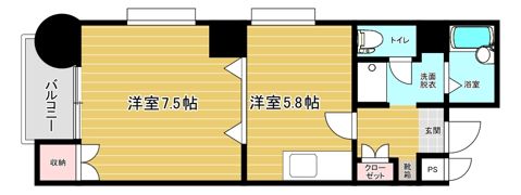 リファレンス北方Ⅱの間取り画像