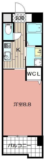 salice柳町Ⅱ(サリチェ柳町Ⅱ）の間取り画像