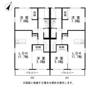 ラグドールAの間取り画像