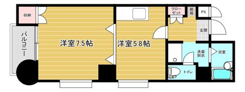 リファレンス北方Ⅱの間取り画像