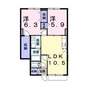 エヴァーグリーンⅠの間取り画像