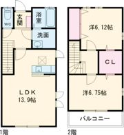 シャレーミヤモトCの間取り画像