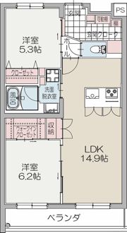 FOUR SEASONSⅡの間取り画像