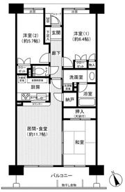 パラッシオ小田原弐番館の間取り画像