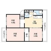 シーサイド貝掛マンションB棟の間取り画像