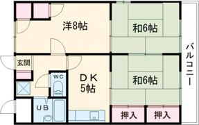 リビエール山川の間取り画像