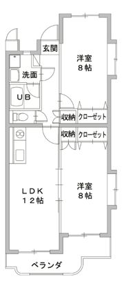 ジュネスⅢの間取り画像