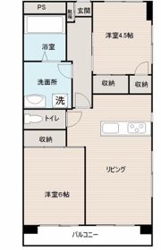 青山ハイツの間取り画像