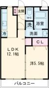 ユーミー中原 B棟の間取り画像