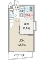 アセントⅡの間取り画像