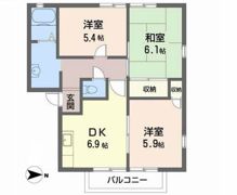 サンプライム阪南?Bの間取り画像