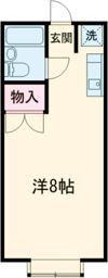 コーポリバーの間取り画像