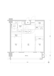 エンクレスト博多PARKSIDEの間取り画像