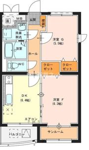 リーリオ ゴフクの間取り画像
