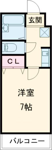 ポコアポコ明石本町アネックスの間取り画像